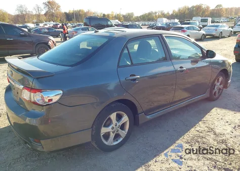 2012 Toyota Corolla S z USA, uszkodzony, nr VIN 2T1BU4EEXCC896133